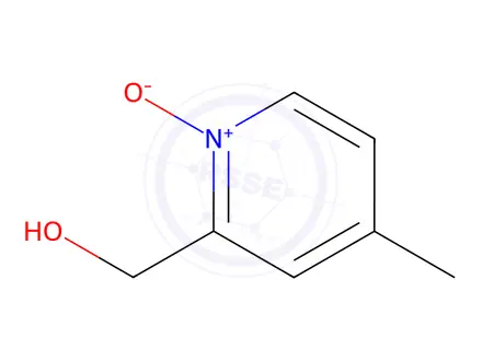 Chemical structure of 2-(Hydroxymethyl)-4-methylpyridine 1-oxide