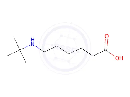 Chemical structure of 6-(tert-butylamino)hexanoic acid