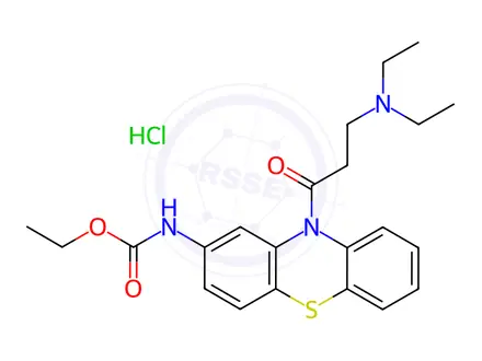 Chemical structure of Ethacizine Hydrochloride