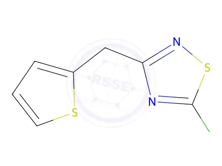 Chemical structure of 5-Chloro-3-[(thien-2-yl)methyl]-1,2,4-thiadiazole
