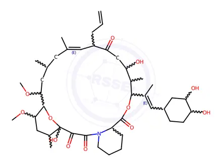 Chemical structure of Tacrolimus Impurity 114