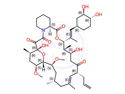 Chemical structure of Tacrolimus 31-DMT
