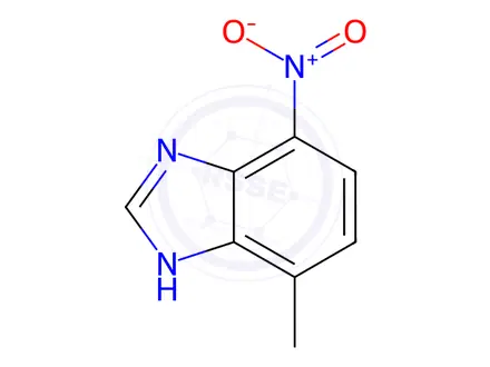 Chemical structure of 4-Methyl-7-nitro-1H-benzo[d]imidazole
