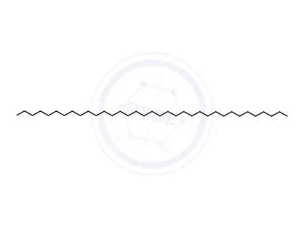 Chemical structure of n-Pentatriacontane