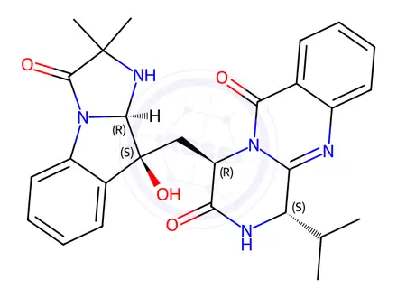 Chemical structure of Fiscalin C