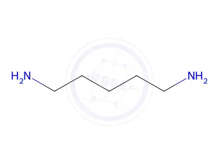 Chemical structure of Cadaverine-15N2 DiHCl