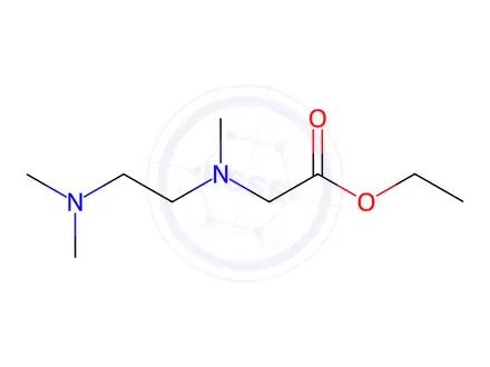 Chemical structure of Ethyl n-(2-(dimethylamino)ethyl)-n-methylglycinate