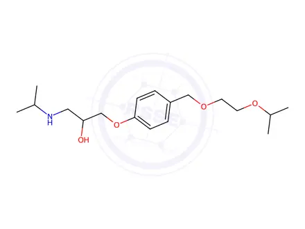 Chemical structure of Bisoprolol Hydrochloride