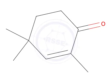 Chemical structure of 2,4,4-Trimethylcyclohex-2-enone