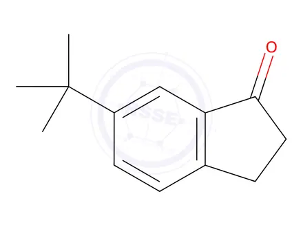 Chemical structure of 6-tert-Butyl-1-indanone