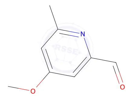 Chemical structure of 4-Methoxy-6-methylpyridine-2-carbaldehyde