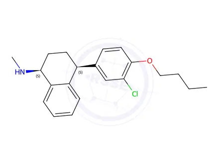Chemical structure of Sertraline Impurity 62