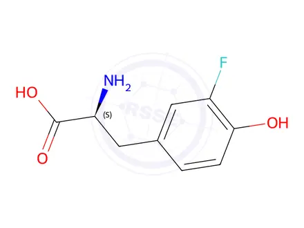 Chemical structure of 3-Fluoro-L-tyrosine
