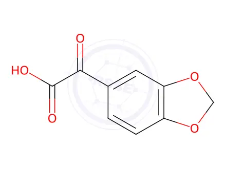 Chemical structure of α-Oxo-1,3-benzodioxole-5-acetic Acid