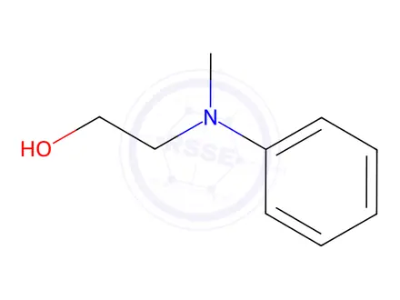 Chemical structure of 2-(N-Methylanilino)ethanol