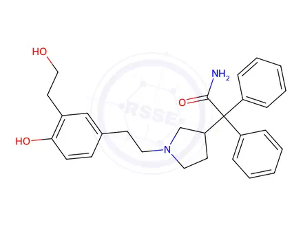 Chemical structure of Darifenacin Impurity 12 (UK-156961)
