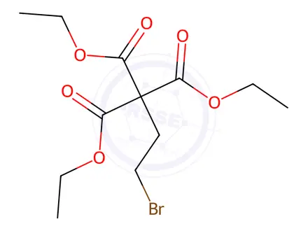 Chemical structure of triethyl 3-bromopropane-1,1,1-tricarboxylate