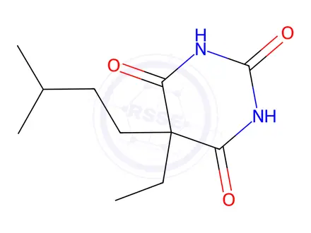 Chemical structure of Amobarbital