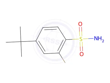 Chemical structure of 2-Bromo-4-(tert-butyl)benzenesulfonamide
