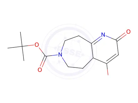 Chemical structure of tert-Butyl 4-hydroxy-2-oxo-5,6,8,9-tetrahydro-1H-pyrido[2,3-d]azepine-7(2H)-carboxylate