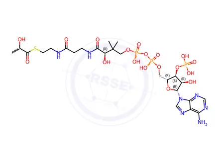 Chemical structure of Coenzyme A Impurity 46