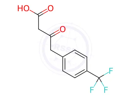 Chemical structure of 3-Oxo-4-(4-trifluoromethylphenyl)butanoic acid
