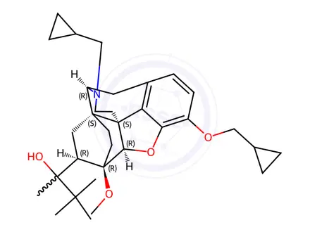 Chemical structure of Buprenorphine Impurity 18