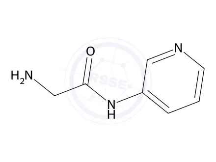 Chemical structure of 2-amino-N-(pyridin-3-yl)acetamide