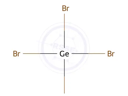 Chemical structure of GERMANIUM TETRABROMIDE