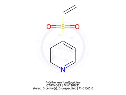 Chemical structure of 4-(ethenesulfonyl)pyridine