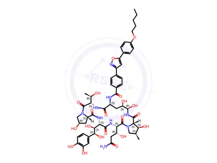 Chemical structure of Micafungin Sodium Impurity 4