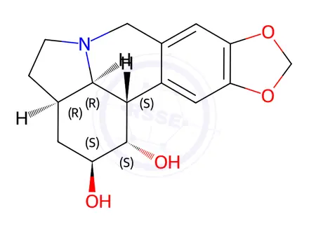 Chemical structure of Lycorine Impurity 64 (Dihydrolycorine)