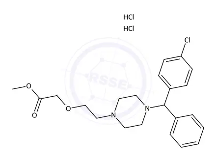 Chemical structure of Methyl Ester of Cetirizine Dihydrochloride