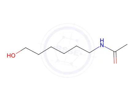 Chemical structure of N-ACETYL-6-HYDROXY-N-HEXYLAMINE)