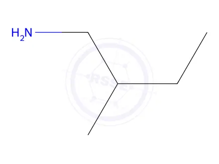 Chemical structure of 2-Methylbutylamine