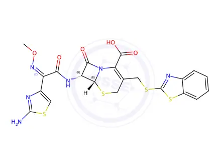 Chemical structure of Cefotaxime Impurity 18