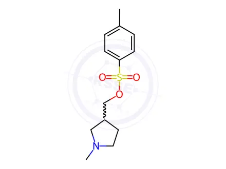 Chemical structure of (1-Methylpyrrolidin-3-yl)methyl 4-methylbenzenesulfonate