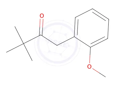 Chemical structure of 1-(2-Methoxylphenyl)-3,3-dimethylbutan-2-one