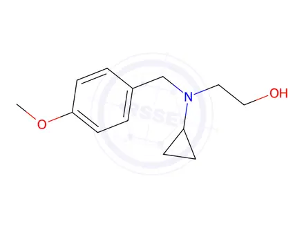 Chemical structure of 2-(Cyclopropyl(4-methoxybenzyl)amino)ethanol