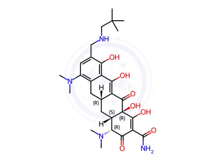 Chemical structure of Omacycline 4-Beta isomer