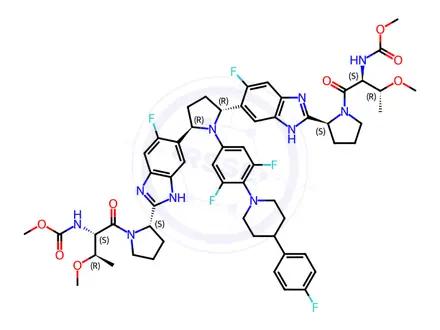 Chemical structure of Pibrentasvir