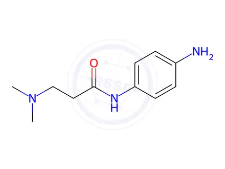 Chemical structure of N-(4-aminophenyl)-3-(dimethylamino)propanamide