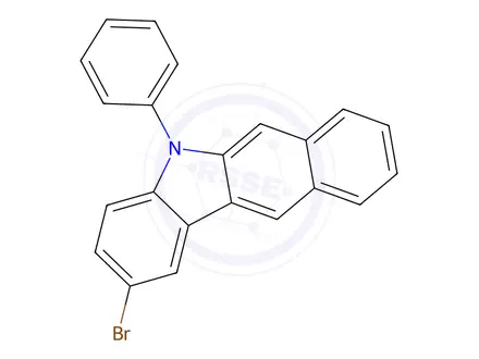 Chemical structure of 2-Bromo-5-phenyl-5H-benzo[b]carbazole