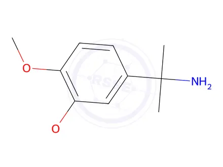 Chemical structure of 2-(3,4-dimethoxyphenyl)propan-2-amine