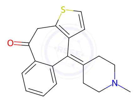 Chemical structure of Ketotifen EP Impurity F