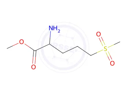 Chemical structure of Methyl 2-amino-5-(methylsulfonyl)pentanoate