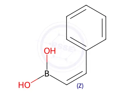 Chemical structure of (Z)-Styrylboronic acid