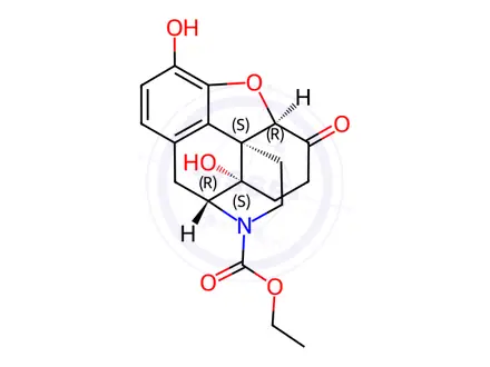 Chemical structure of Carbamat Noroxymorphone