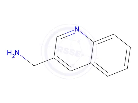 Chemical structure of 1-quinolin-3-ylmethanamine