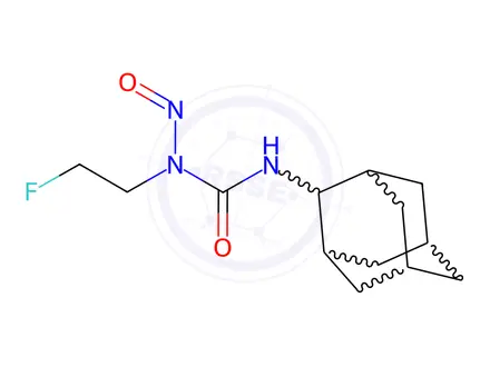 Chemical structure of 3-(2-Adamantyl)-1-(2-fluoroethyl)-1-nitrosourea